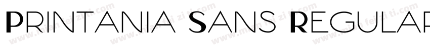 Printania Sans Regular字体转换